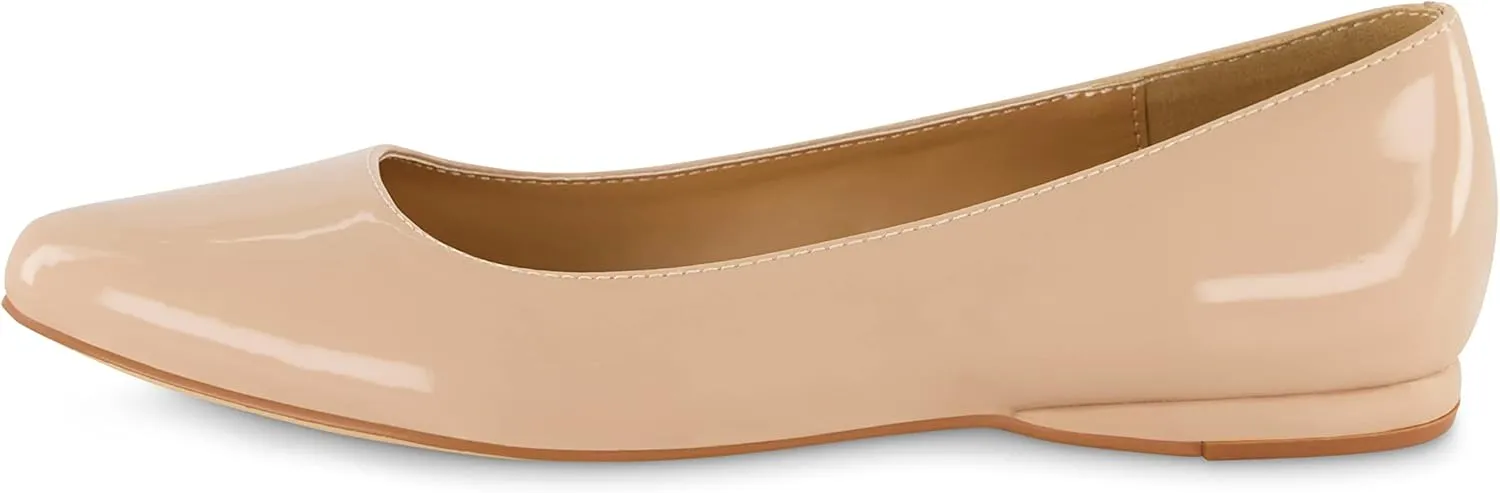 CUSHIONAIRE Women's Francie Flat with  Comfort Foam and Wide Widths Available