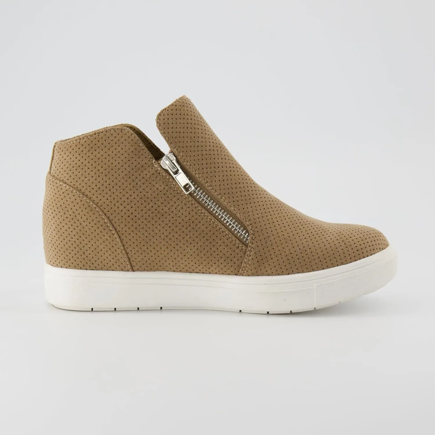 CUSHIONAIRE Women's Hart Hidden Wedge Sneaker  Wide Width Available