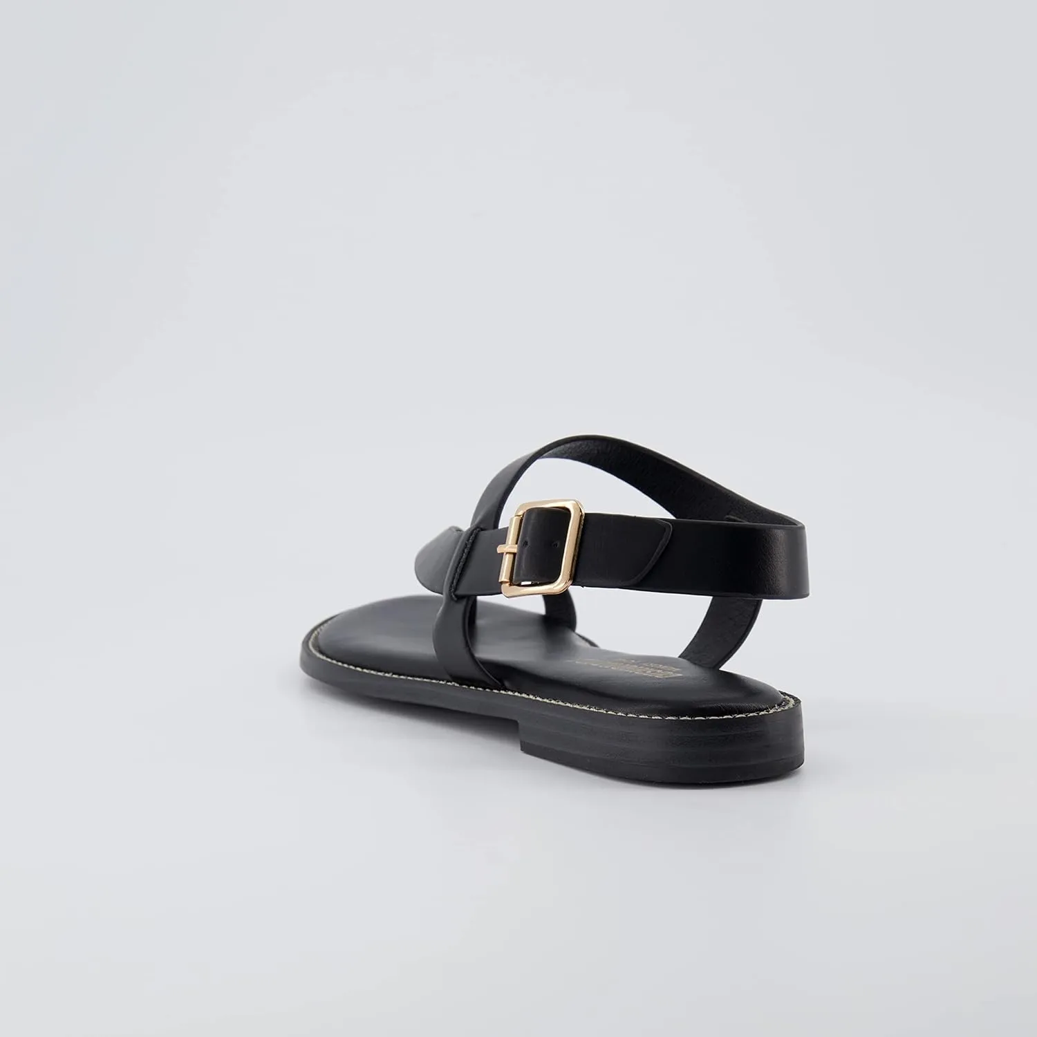 CUSHIONAIRE Women's Lennox toe loop sandal  Memory Foam, Wide Widths Available