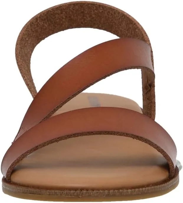 CUSHIONAIRE Women's Lido asym slingback sandal  Memory Foam