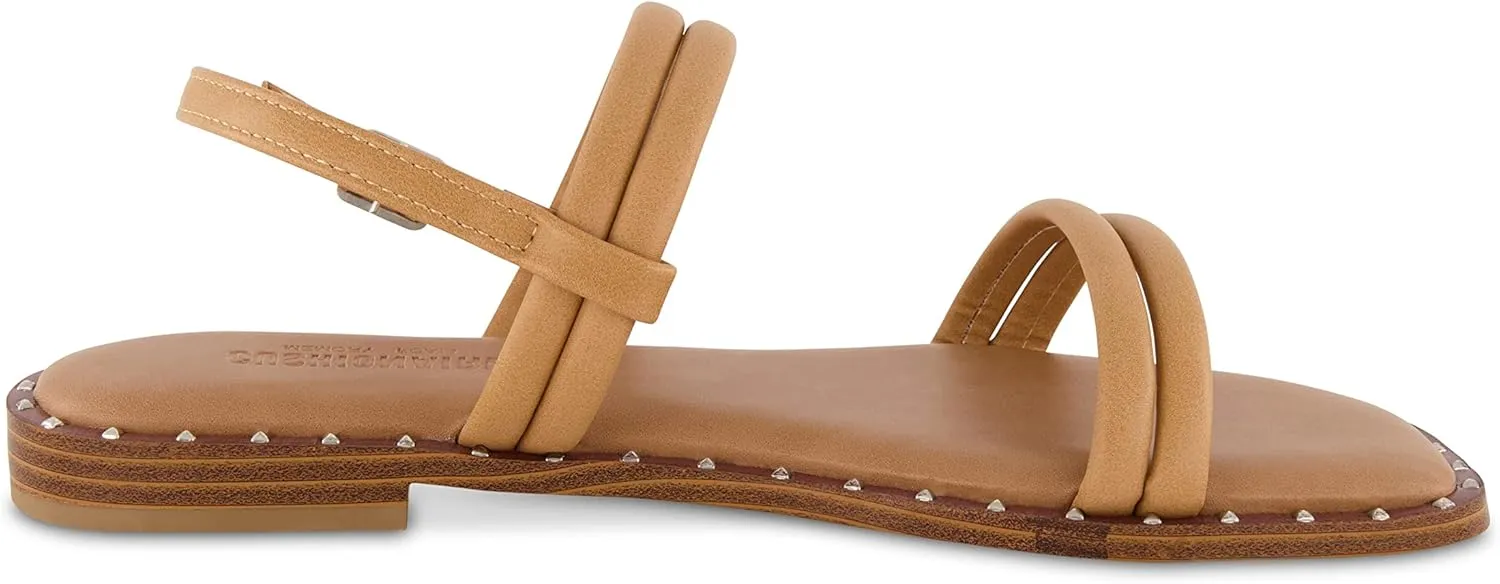 CUSHIONAIRE Women's Virgo flat sandal  Memory Foam