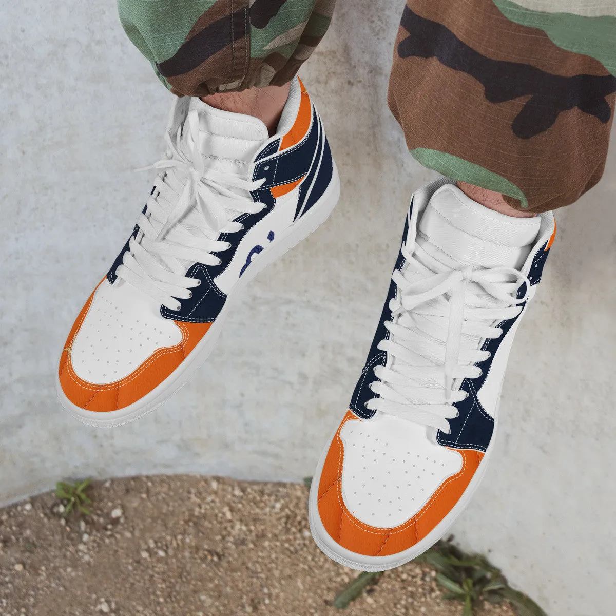 D17 Top Shipping guarantee Money Fast dispatch Bushae High Synthetic Sneaker Leather