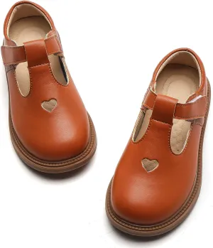 DADAWEN Girls Dress Shoes Mary Jane Flats Back to School Party Wedding Shoes(Toddler/Little Kid/Big Kid)