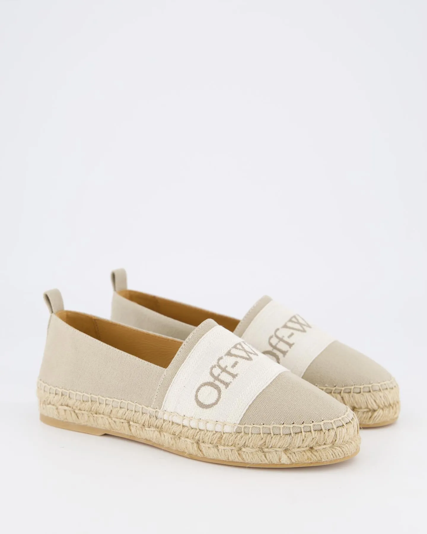 Dames Bookish Espadrille Beige/Wit