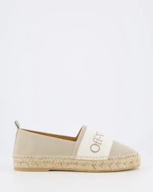 Dames Bookish Espadrille Beige/Wit