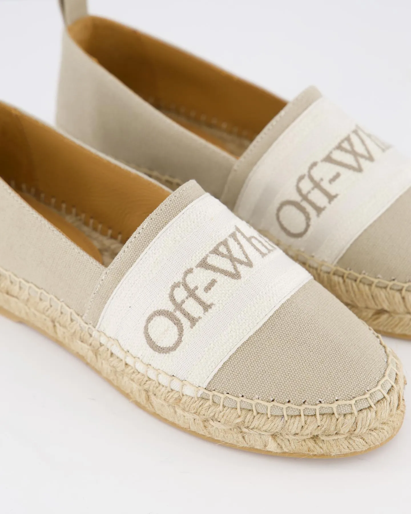 Dames Bookish Espadrille Beige/Wit