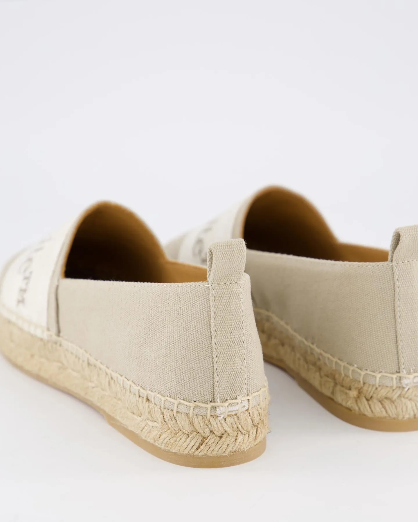 Dames Bookish Espadrille Beige/Wit