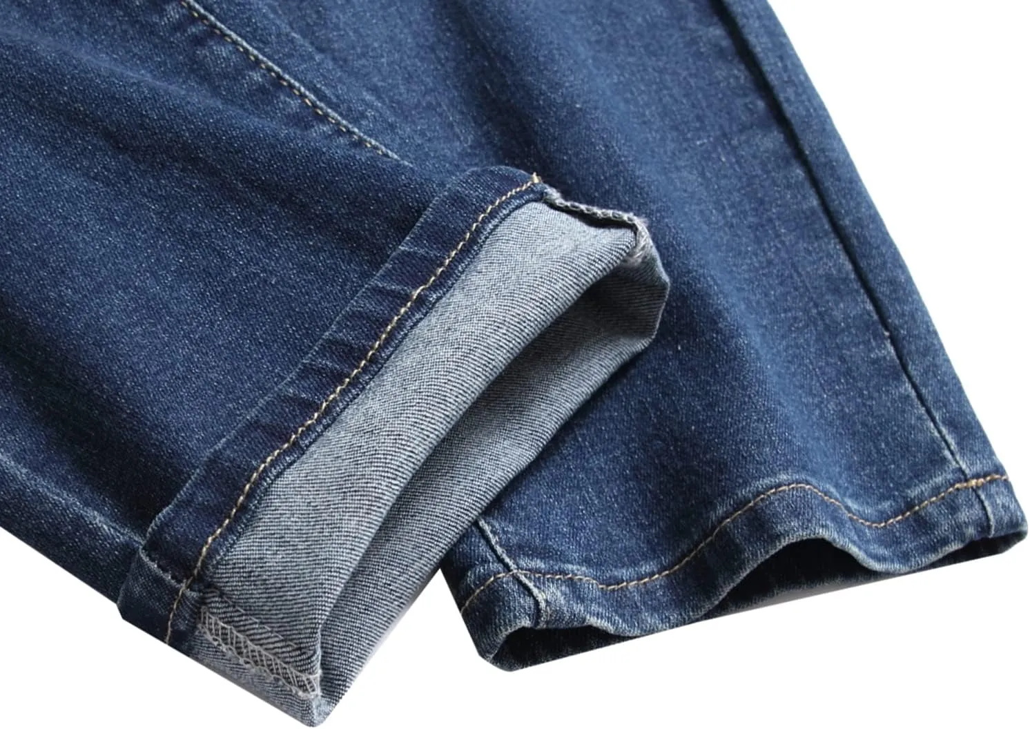 DANT BULUN Men's Ripped Distressed Destroyed Slim Fit Straight Leg Denim Jeans