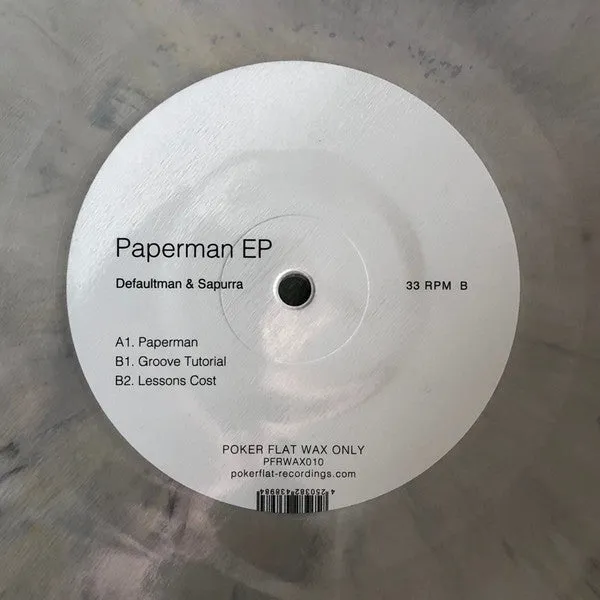 Defaultman & Sapurra - Paperman EP (12")