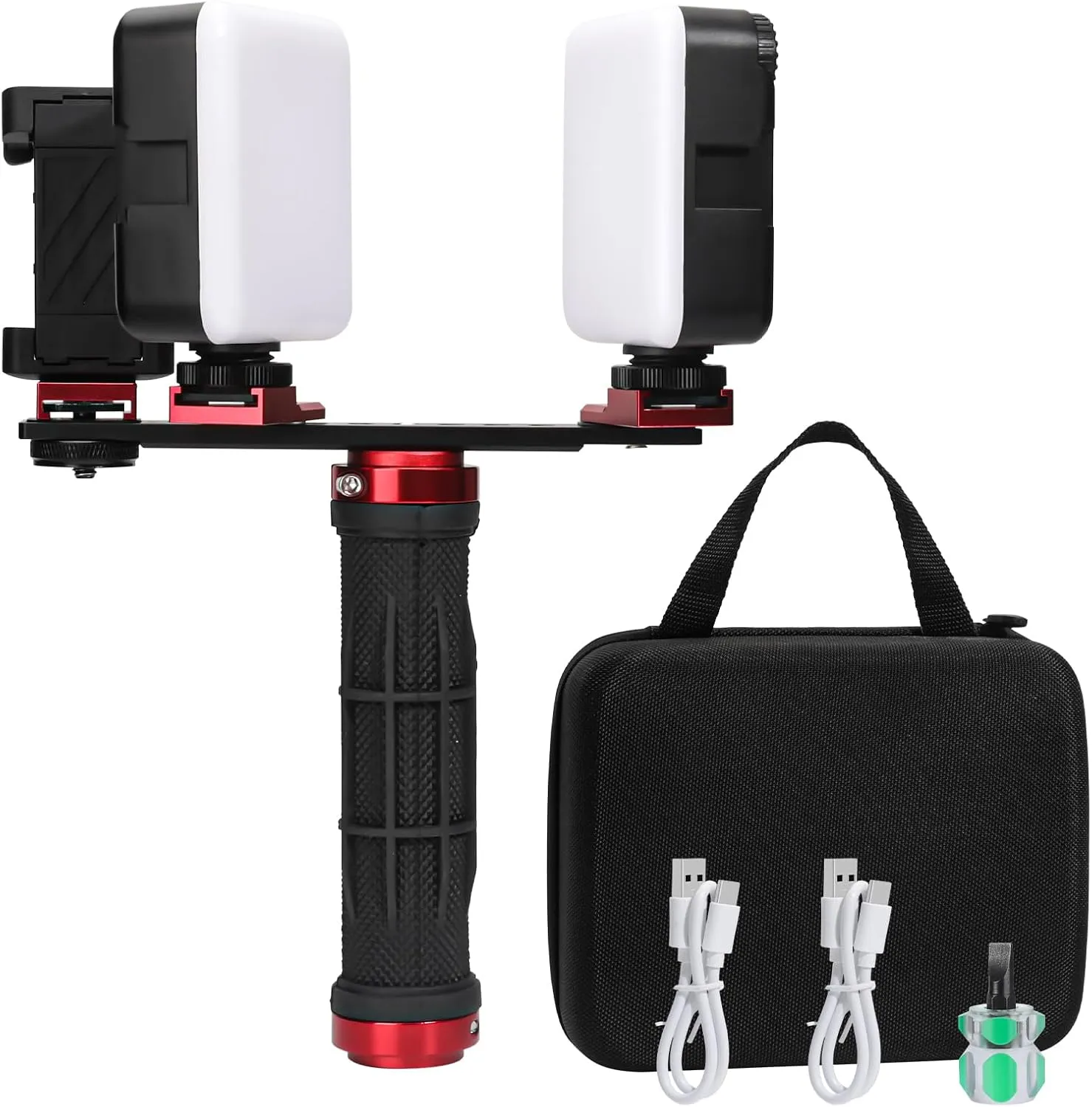 Dental Photography Aid,Dental Filling Light,Oral Cell Phone Camera Fill Light Brightness,Led Video Light Studio Lighting Kit for Home Clinic Hospital