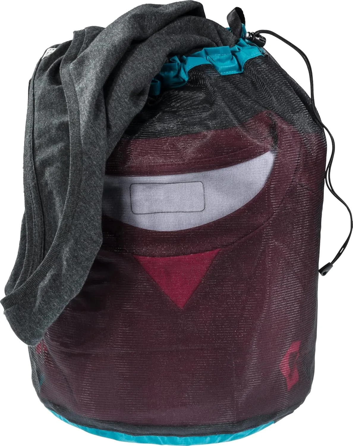 Deuter Unisex_Adult Mesh Sack 10 Packsack, Petrol-Black, 23 x 24 x 24 cm, 10 L