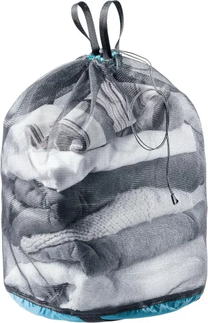 Deuter Unisex_Adult Mesh Sack 10 Packsack, Petrol-Black, 23 x 24 x 24 cm, 10 L