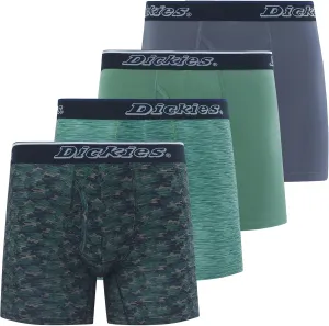 Dickies Mens Underwear 4 Pack Microfiber boxer briefs for men