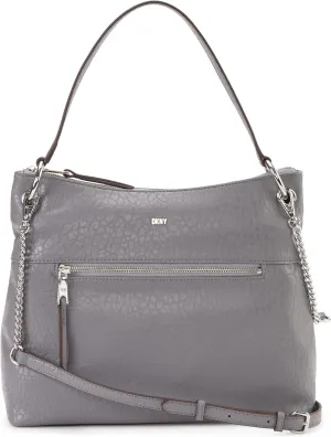 DKNY Gregorio Hobo Bag, Light Charcoal