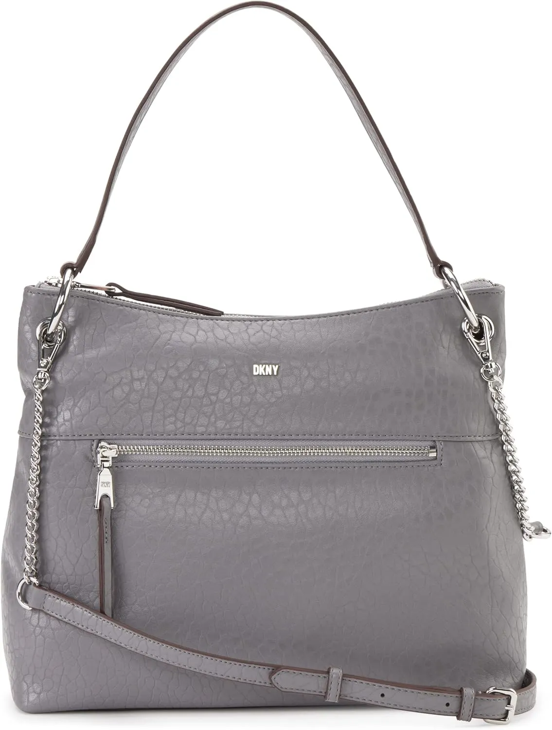 DKNY Gregorio Hobo Bag, Light Charcoal