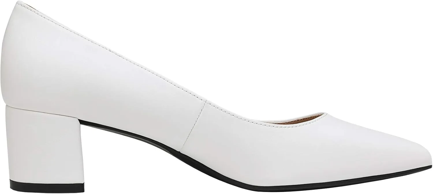 DREAM PAIRS Women’s Chunky Low Block Heels Closed Toe Dress Pumps Shoes