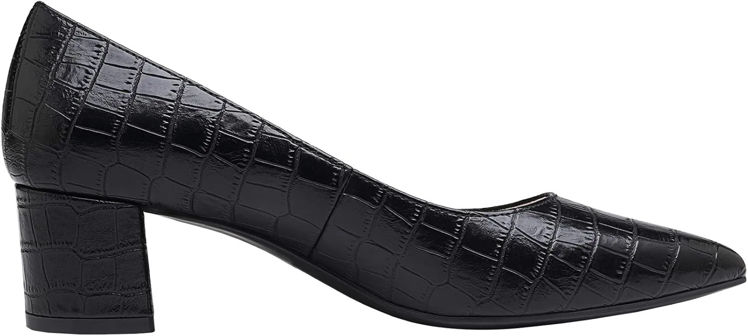 DREAM PAIRS Women’s Chunky Low Block Heels Closed Toe Dress Pumps Shoes