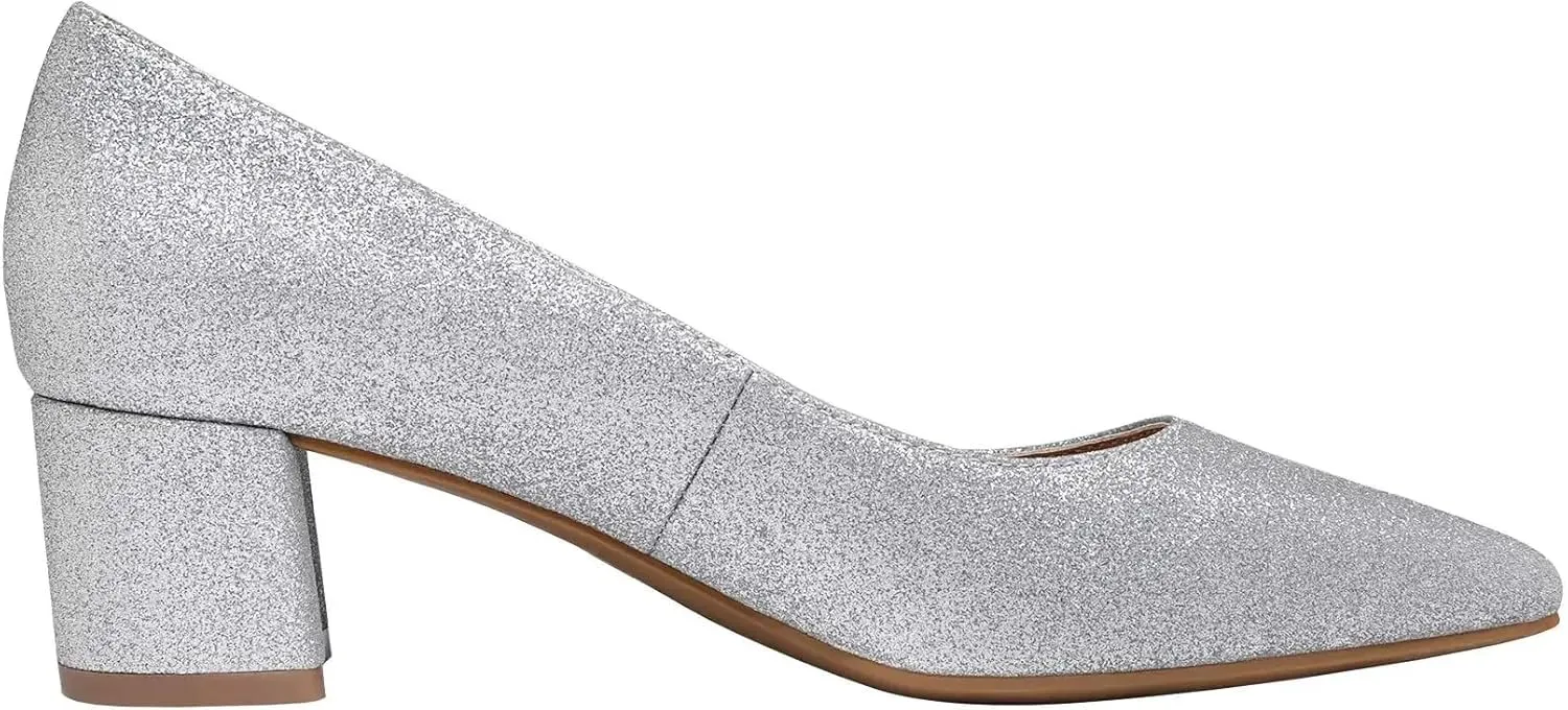 DREAM PAIRS Women’s Chunky Low Block Heels Closed Toe Dress Pumps Shoes