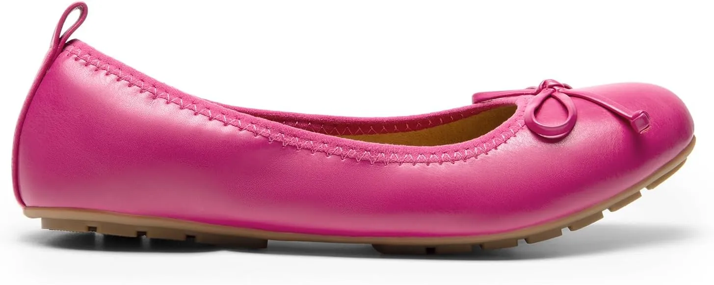 DREAM PAIRS Women's Flats, Foldable Ballet Flats for Women, Bowknot Round Toe Comfort Light Weight Slip-On Dress Shoes