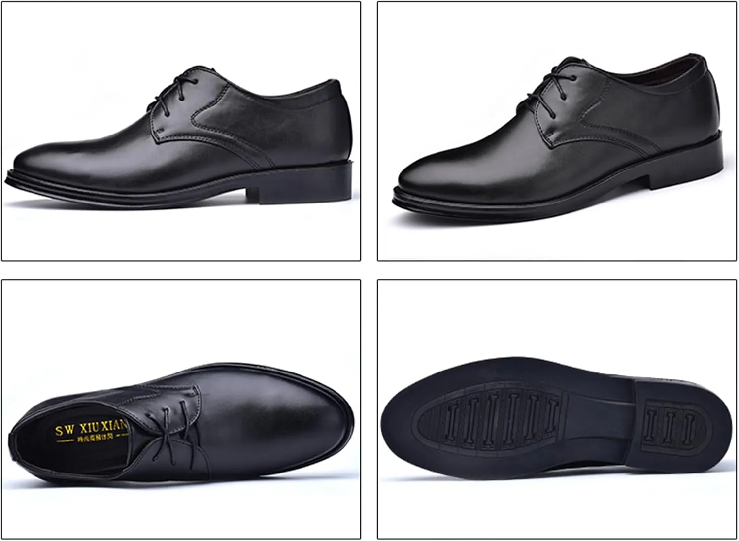 Dress Shoes for Men Lightweight Breathable Lace Up Wedding Shoes Casual Modern Business Formal Oxfords Shoes