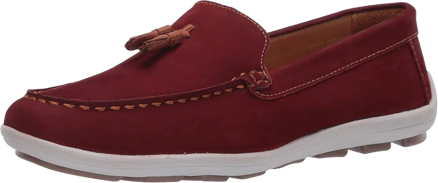 Driver Club USA Unisex-Child Kids Boys/Girls Leather Driving Loafer with Tassle Detail