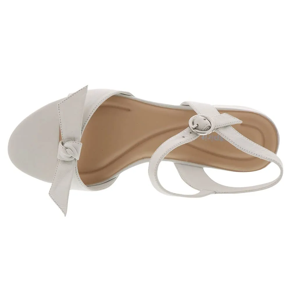 Easy Spirit Women's GINOVA Sandal, White 140, 7.5