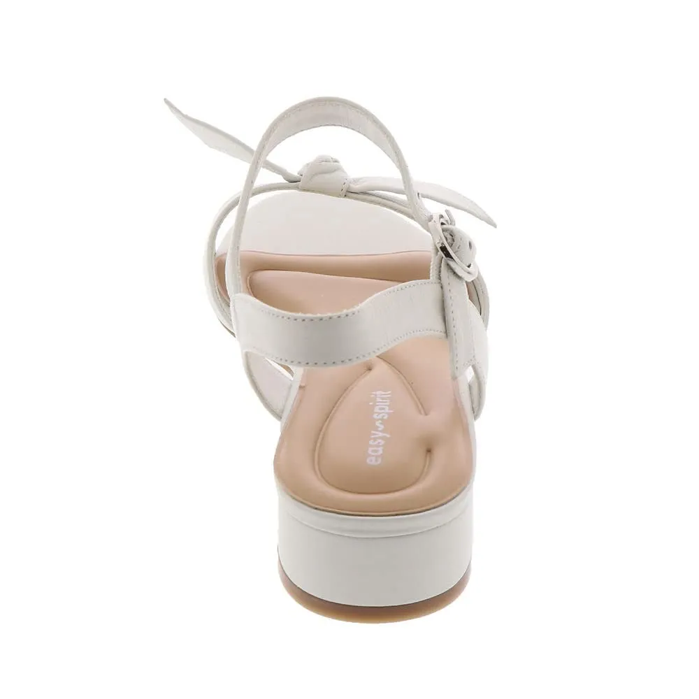 Easy Spirit Women's GINOVA Sandal, White 140, 7.5
