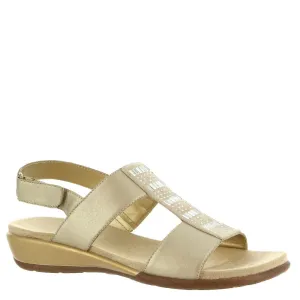 Easy Spirit Women's Hazel Wedge Sandal, Gold 710, 8