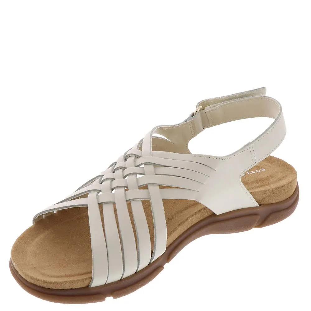 Easy Spirit Women's Mar Flat Sandal, Beige 150, 7