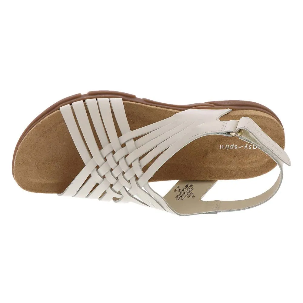 Easy Spirit Women's Mar Flat Sandal, Beige 150, 7