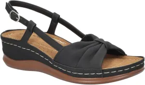 Easy Street Jupiter Womens Sandal 95 CD US Black, 9.5 Wide