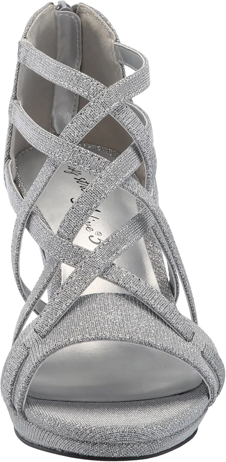 Easy Street Women's Bee Heeled Sandal