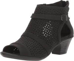 Easy Street Women's Carrigan Ankle Boot, Black, 8.5 Narrow