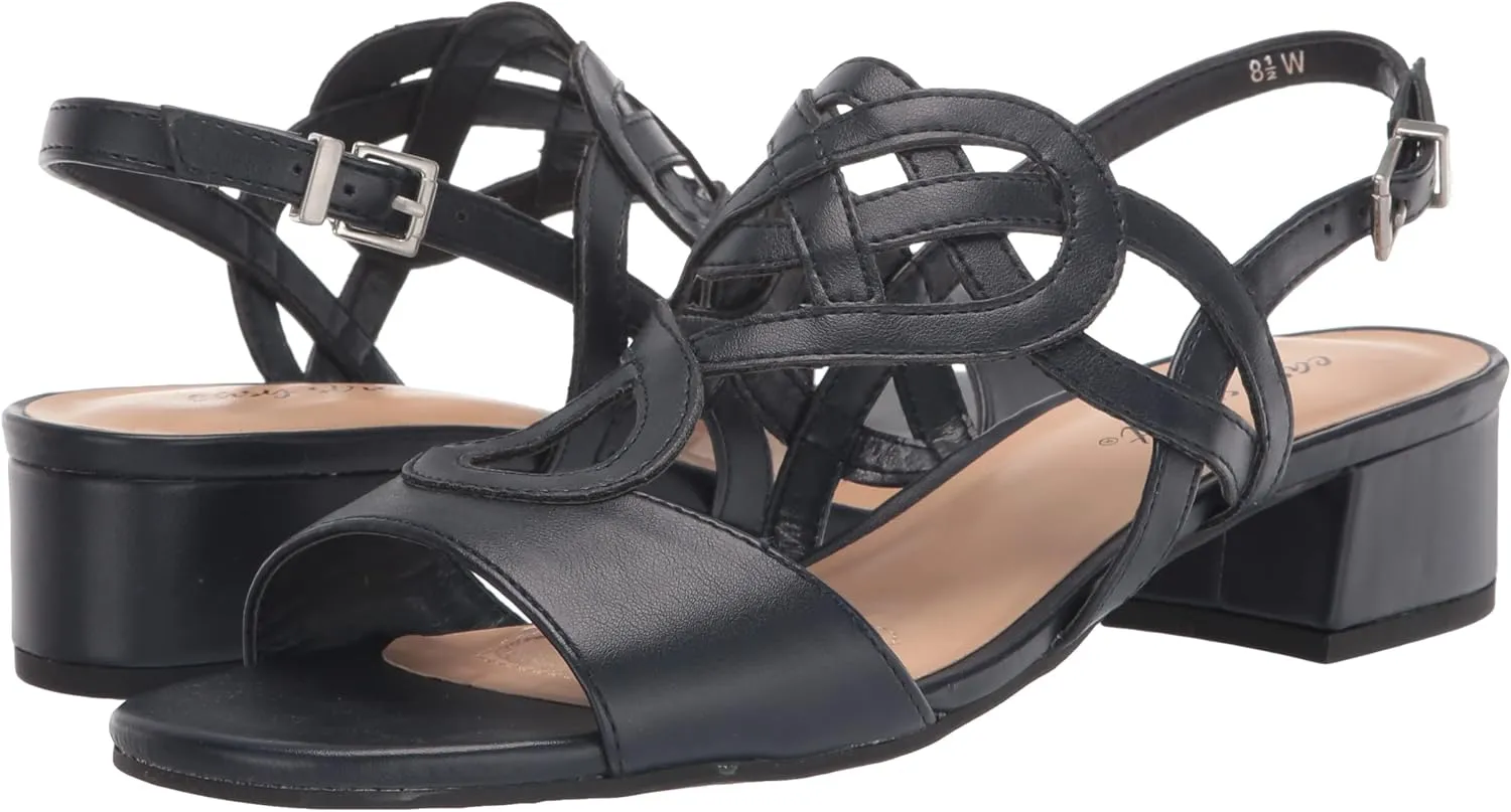 Easy Street Women's Catrin Block Heel Sandal Heeled