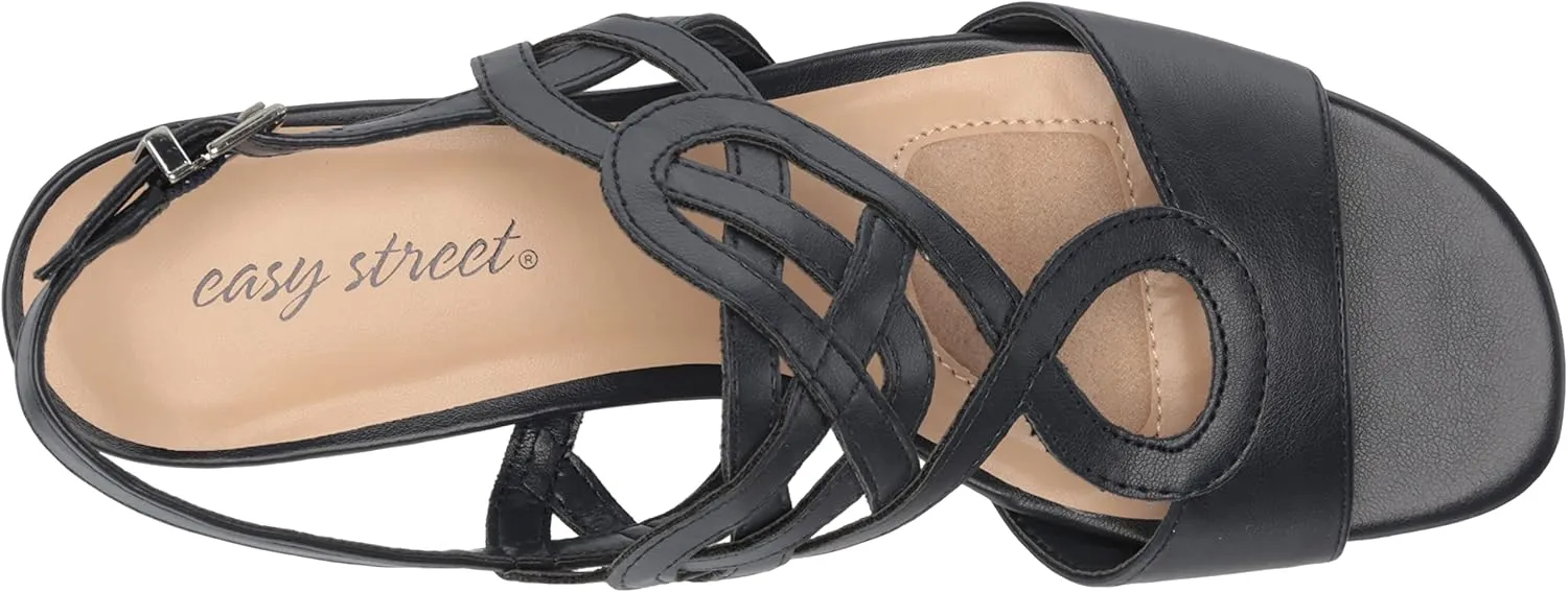 Easy Street Women's Catrin Block Heel Sandal Heeled