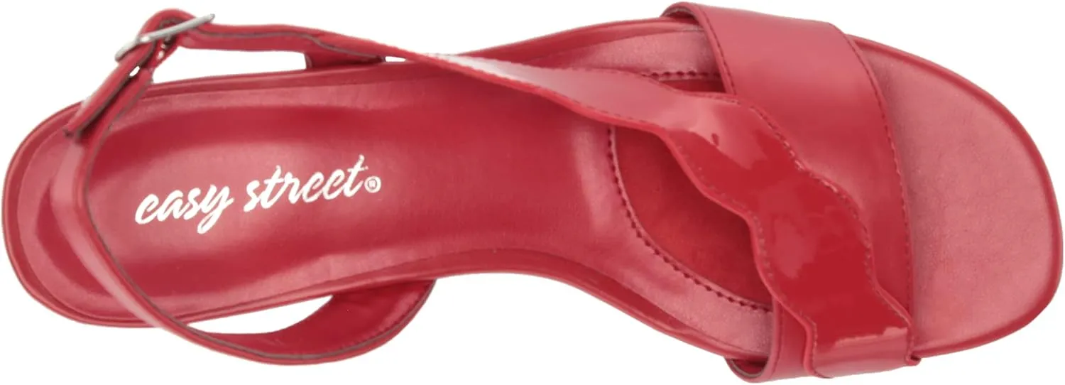 Easy Street Women's Chantell Block Heel Sandal Heeled