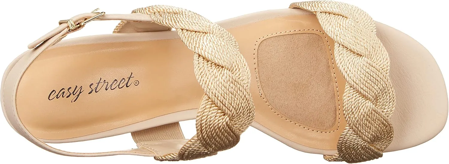 Easy Street Women's Charee Block Heel Sandal Heeled