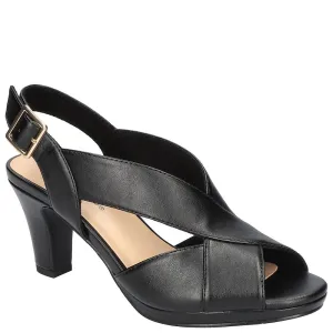 Easy Street Women's Christy Heeled Sandal, Black, 9