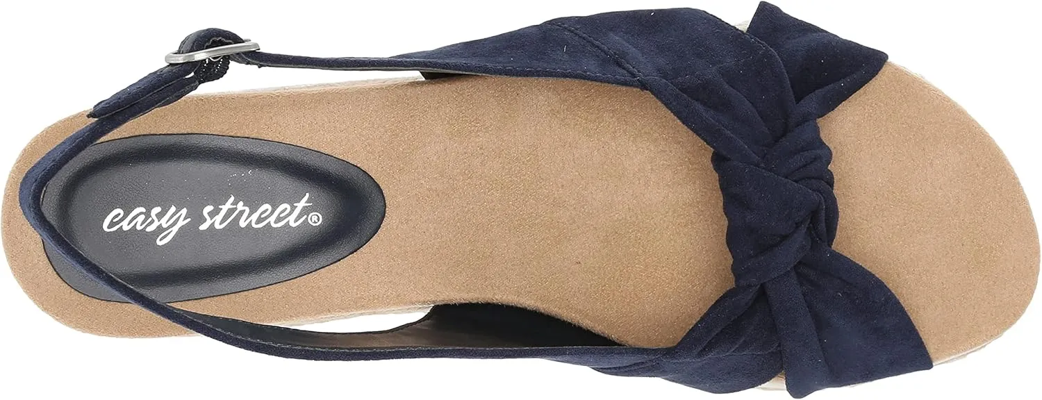 Easy Street Women's Dot Wedge Sandal