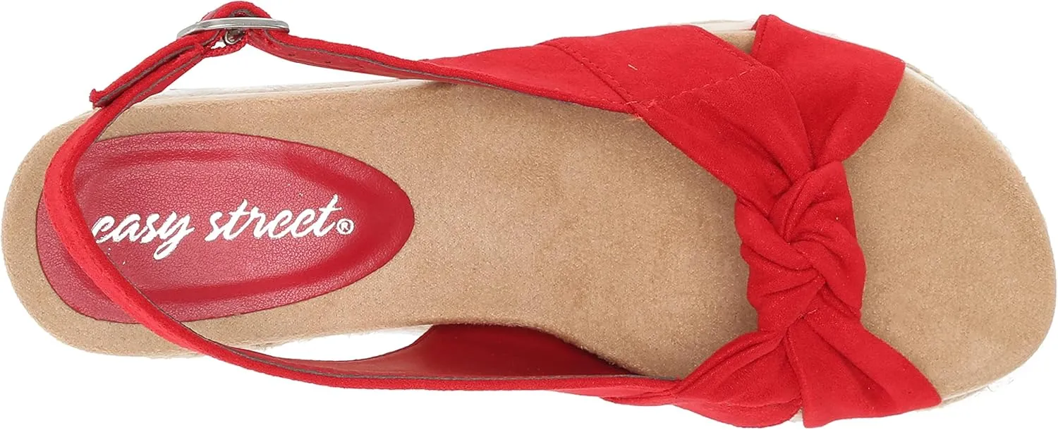 Easy Street Women's Dot Wedge Sandal