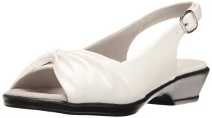 Easy Street Women's Fantasia Heeled Sandal, White, 8
