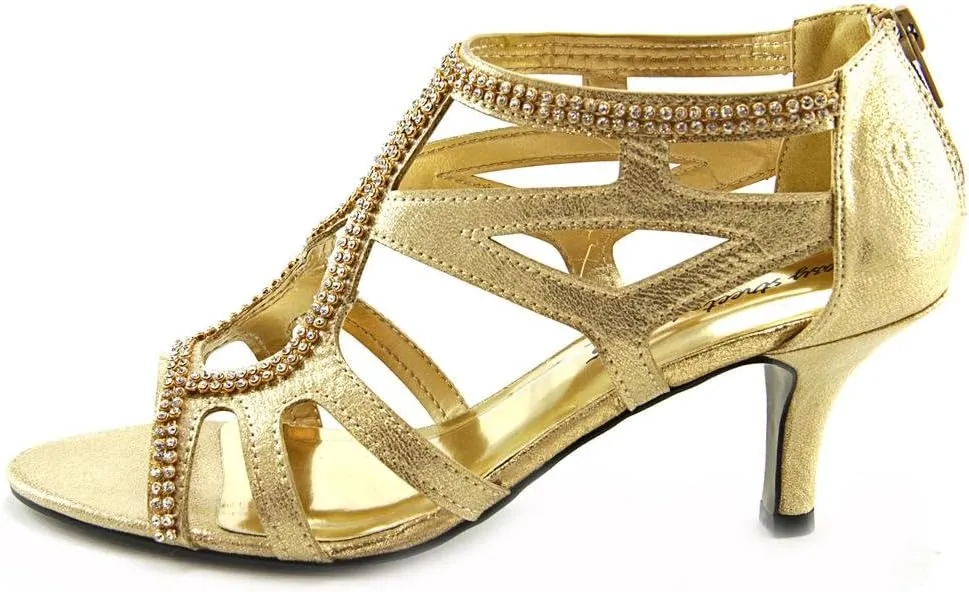 Easy Street Women's Flattery Heeled Sandal
