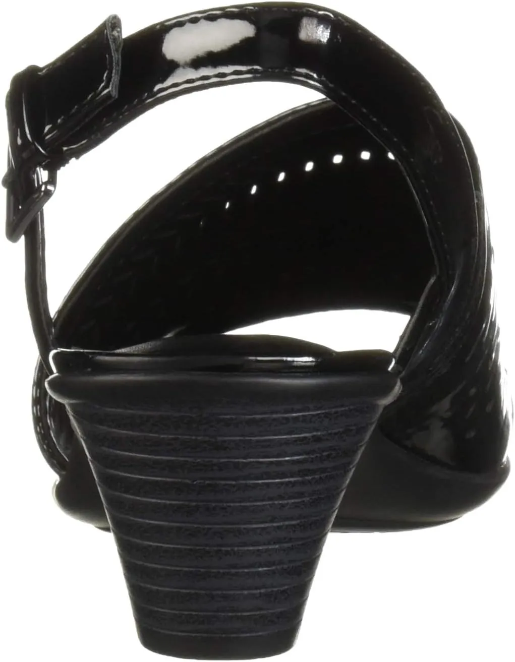 Easy Street Women's Goldie Dress Casual Sandal with Cutouts Heeled