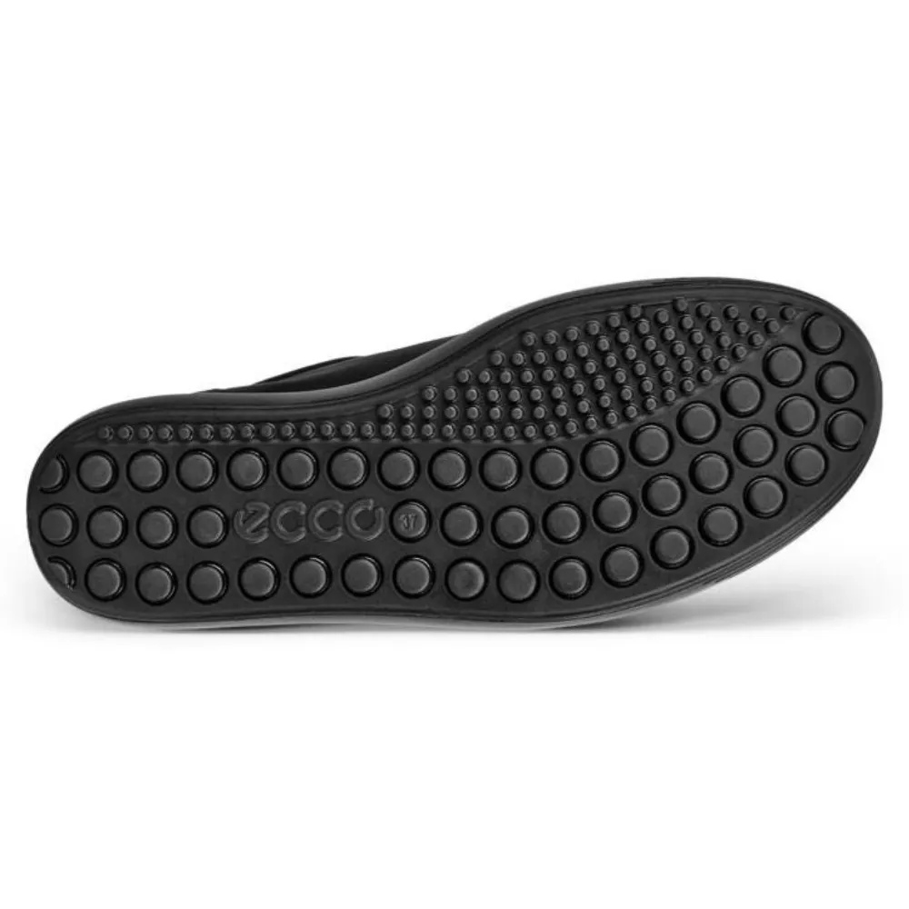 ECCO Soft 7 GTX Black Leather Sneaker (Women's)