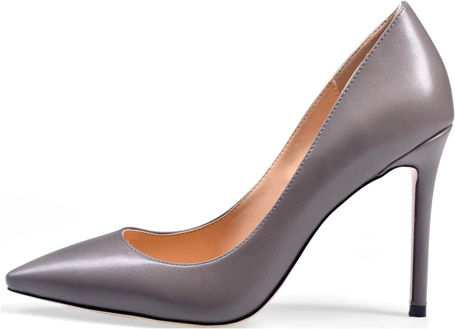 Eldof Women's Classic Dress Pumps Shoes, Sexy Pointed Toe 4" Stiletto High Heels, Office Formal Slip On Size 5-13