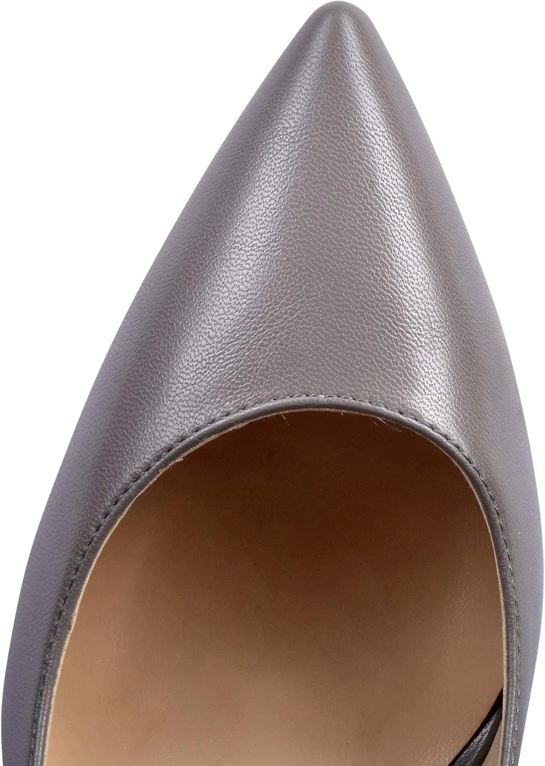 Eldof Women's Classic Dress Pumps Shoes, Sexy Pointed Toe 4" Stiletto High Heels, Office Formal Slip On Size 5-13