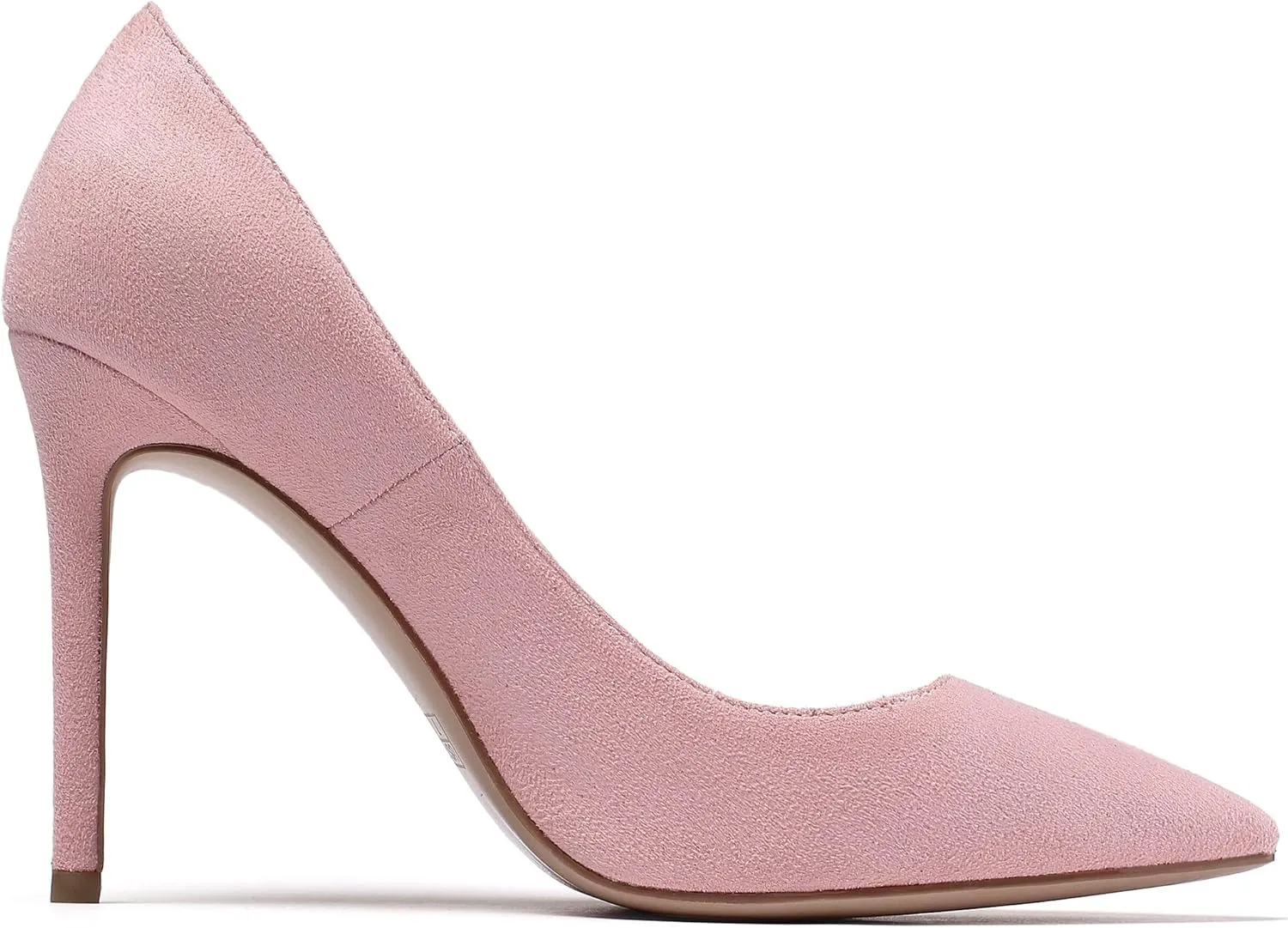 Eldof Women's Classic Dress Pumps Shoes, Sexy Pointed Toe 4" Stiletto High Heels, Office Formal Slip On Size 5-13