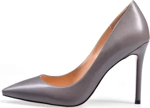 Eldof Women's Classic Dress Pumps Shoes, Sexy Pointed Toe 4" Stiletto High Heels, Office Formal Slip On Size 5-13