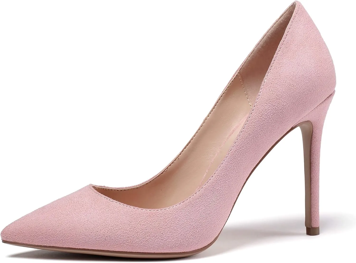 Eldof Women's Classic Dress Pumps Shoes, Sexy Pointed Toe 4" Stiletto High Heels, Office Formal Slip On Size 5-13