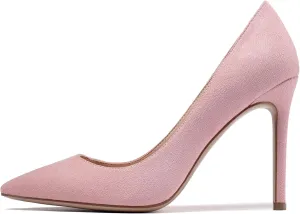 Eldof Women's Classic Dress Pumps Shoes, Sexy Pointed Toe 4" Stiletto High Heels, Office Formal Slip On Size 5-13